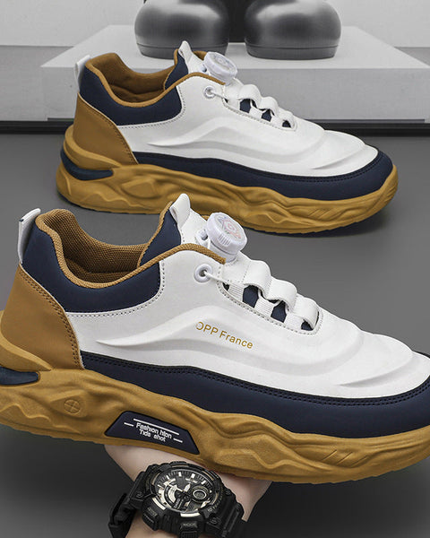 2025 nuevos zapatos de papá con botones 