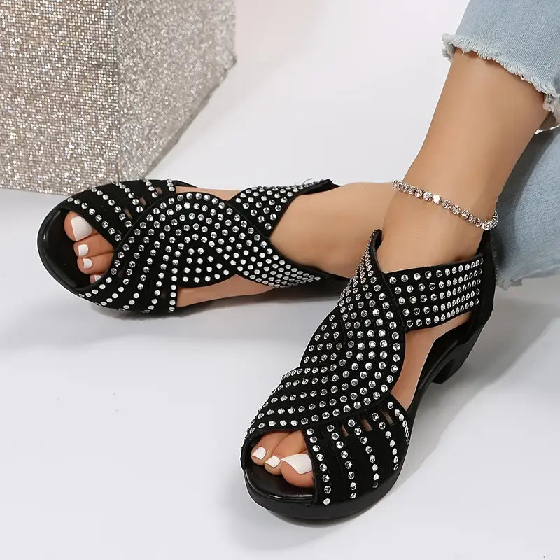 Neue sommerliche Diamant-Sandalen