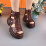 Neue Frühlings- und Sommersandalen.