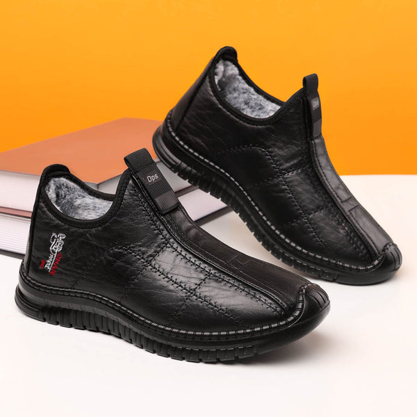 Winterliche Dad-Schuhe aus Wolle