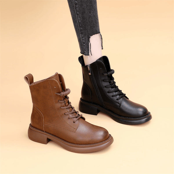 Weiche Martin-Lederstiefel