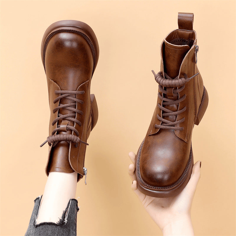 Weiche Martin-Lederstiefel