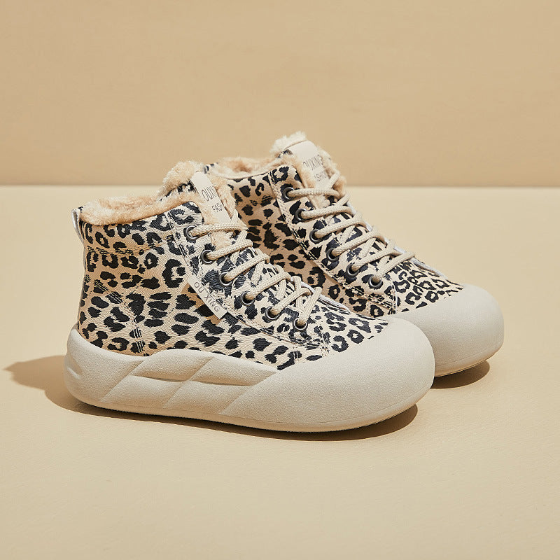 Damen High Heels mit Leopardenmuster