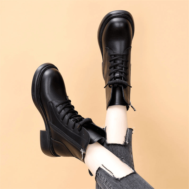 Weiche Martin-Lederstiefel