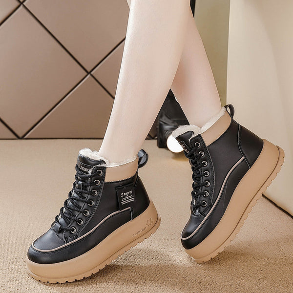 Neue koreanische Herbst- und Winter-Schneestiefel.