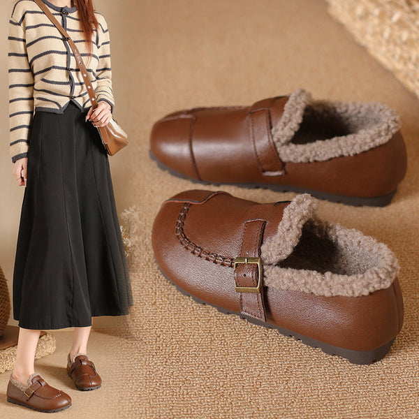 Zapatos de algodón cálidos de nuevo estilo 2025