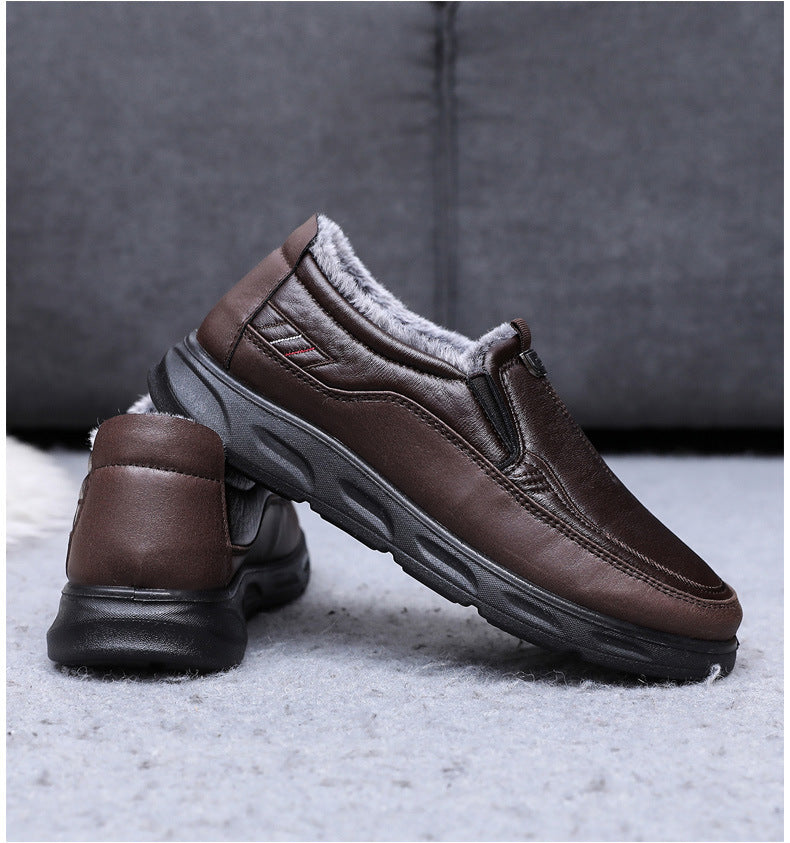 Herren-Winterschuhe aus Leder
