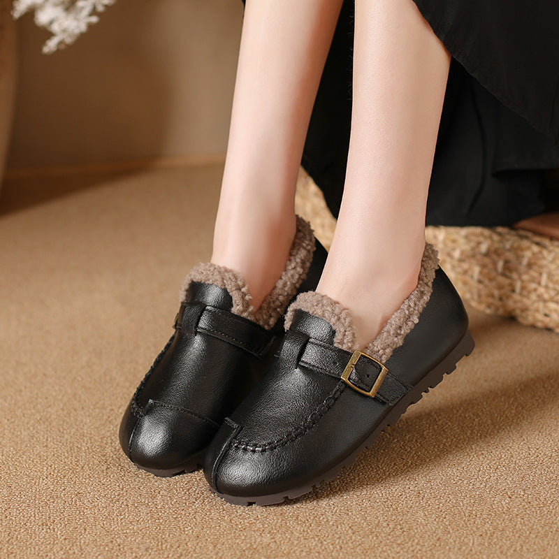 Zapatos de algodón cálidos de nuevo estilo 2025