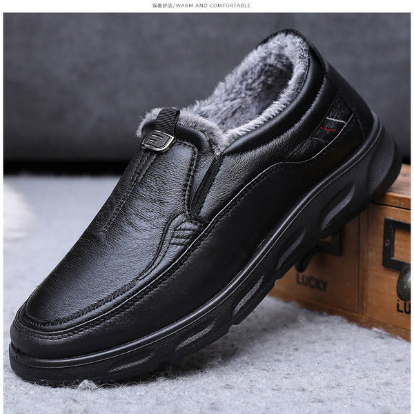 Herren-Winterschuhe aus Leder