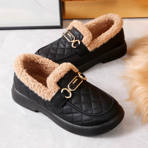 Damen-Baumwollschuhe (drei Schnallen)