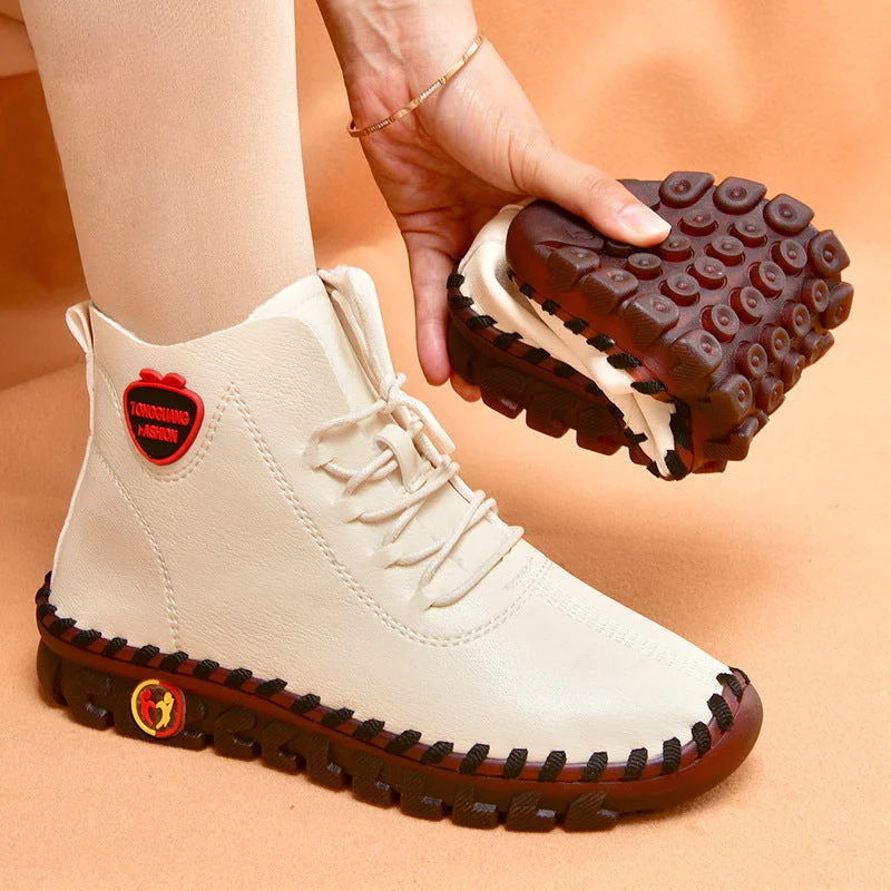 Lederschuhe mit weicher Sohle