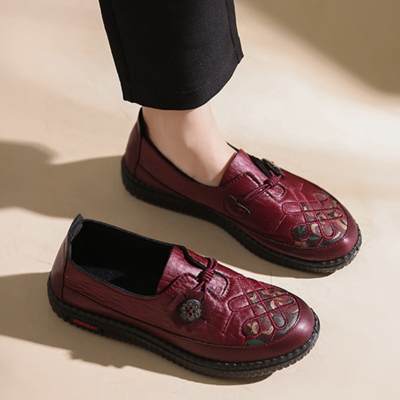 Handgemachte rutschfeste Lederschuhe
