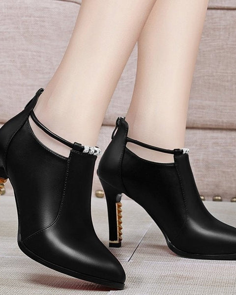 botas martin con punta puntiaguda