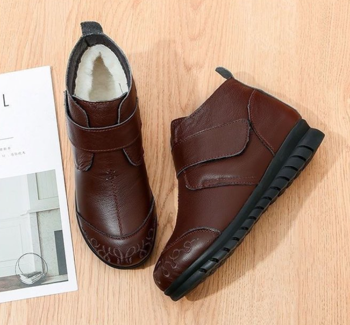Winterschuhe für Damen aus Baumwolle (Zehenkappenmuster)