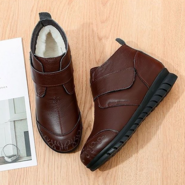 Winterschuhe für Damen aus Baumwolle (Zehenkappenmuster)