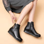 thick flat boots