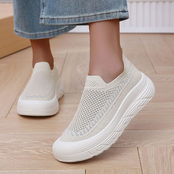 Mesh Plateau-Schuhe für Damen