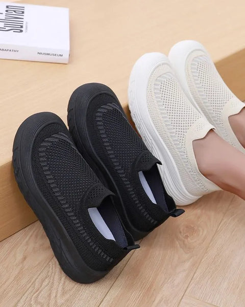 Mesh Plateau-Schuhe für Damen
