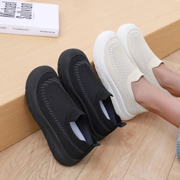 Mesh Plateau-Schuhe für Damen