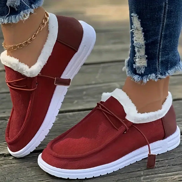 Schuhe gefüttert mit 100 % Wolle.