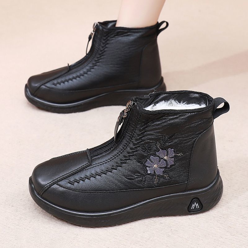 Neue bedruckte Stiefel mit Reißverschluss
