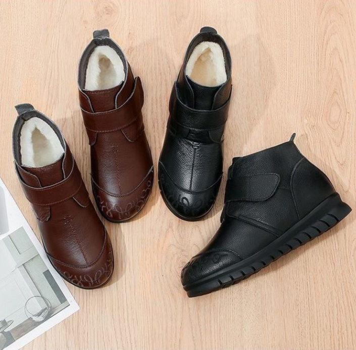 Winterschuhe für Damen aus Baumwolle (Zehenkappenmuster)