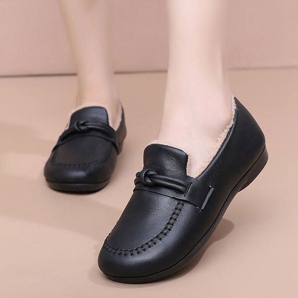 Damen-Lederschuhe aus Baumwolle (Knoten)