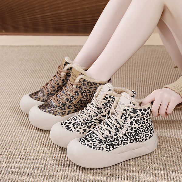 Damen High Heels mit Leopardenmuster