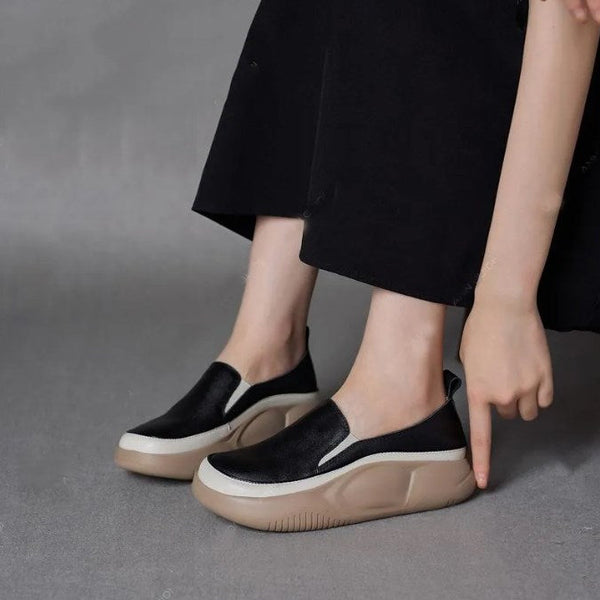 Damenschuhe mit dicker Sohle