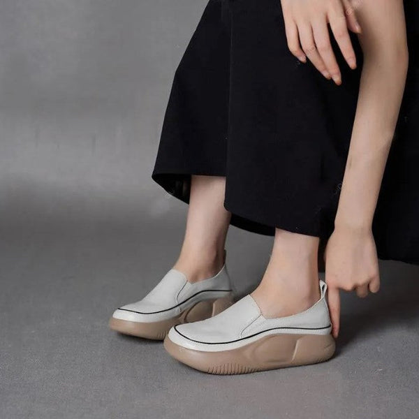 Damenschuhe mit dicker Sohle
