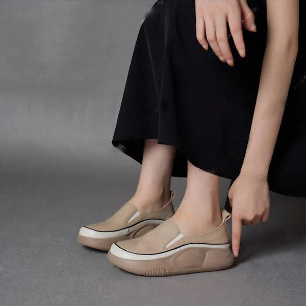 Damenschuhe mit dicker Sohle
