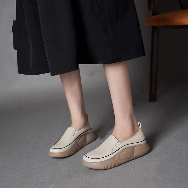 Damenschuhe mit dicker Sohle