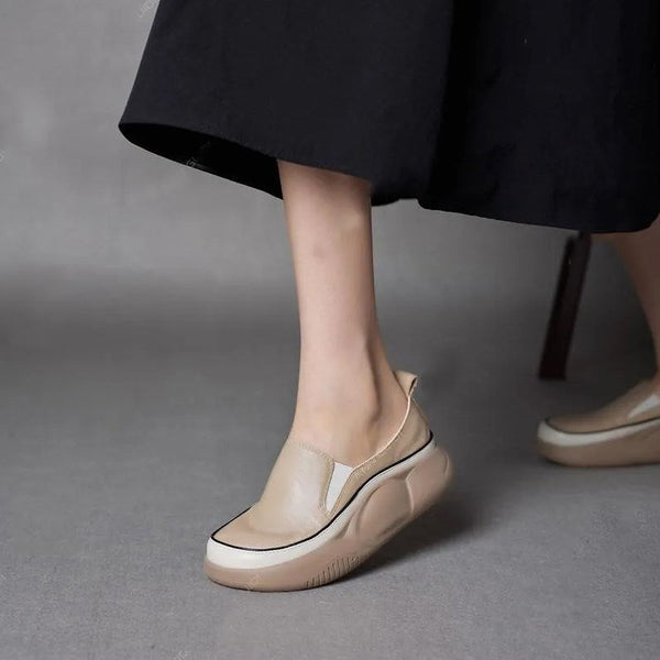 Damenschuhe mit dicker Sohle