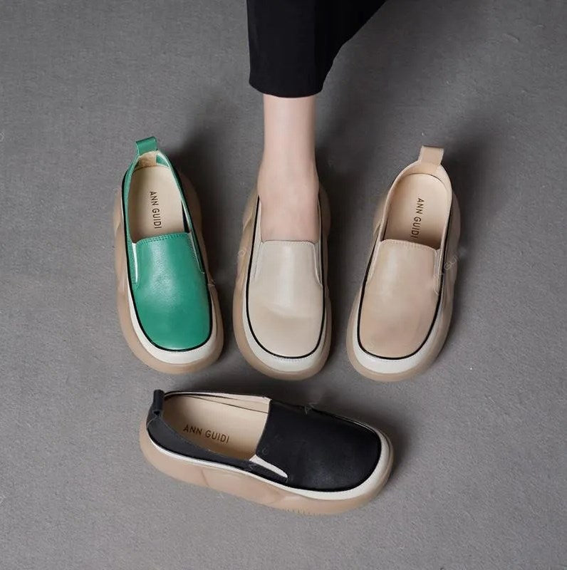 Damenschuhe mit dicker Sohle