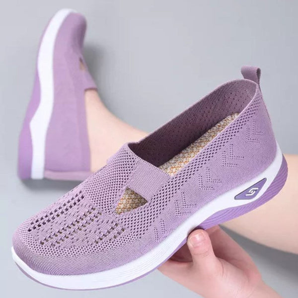 Orthopädische Schnürschuhe, weiche Sohle, atmungsaktiv