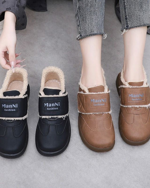Velcro-Schuhe mit Fleecefutter