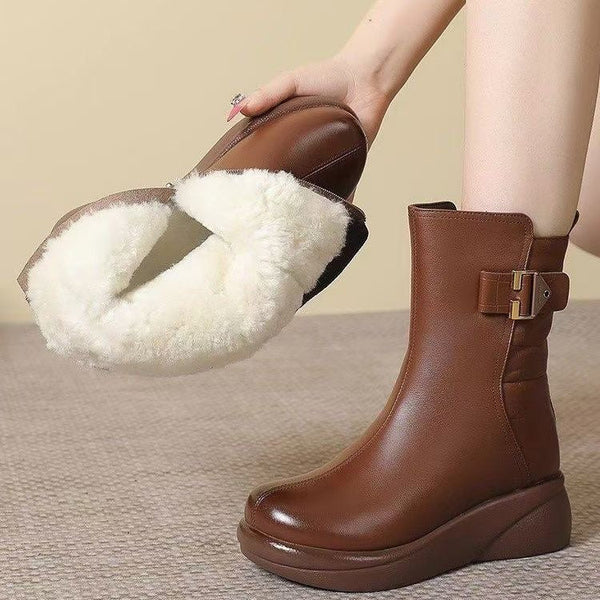 echte Lammfell-Booties