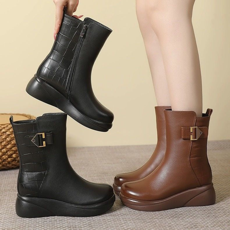echte Lammfell-Booties