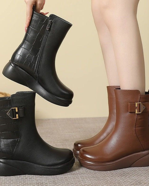 echte Lammfell-Booties