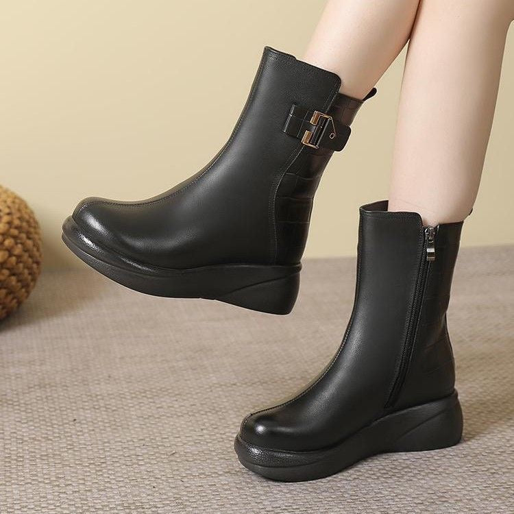 echte Lammfell-Booties