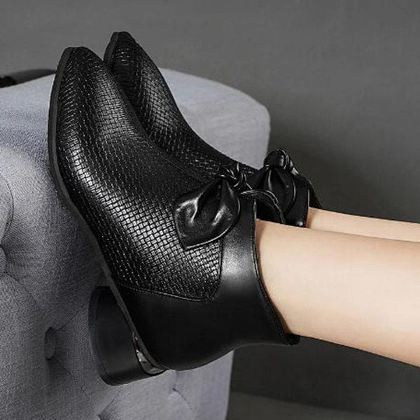 Leder-High-Heels