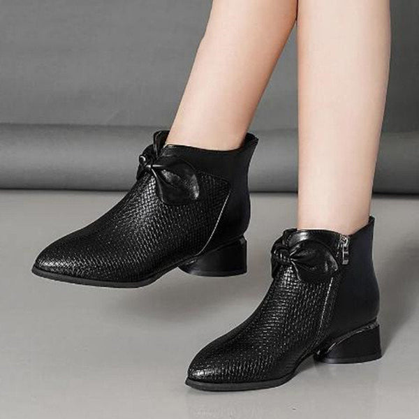 Leder-High-Heels