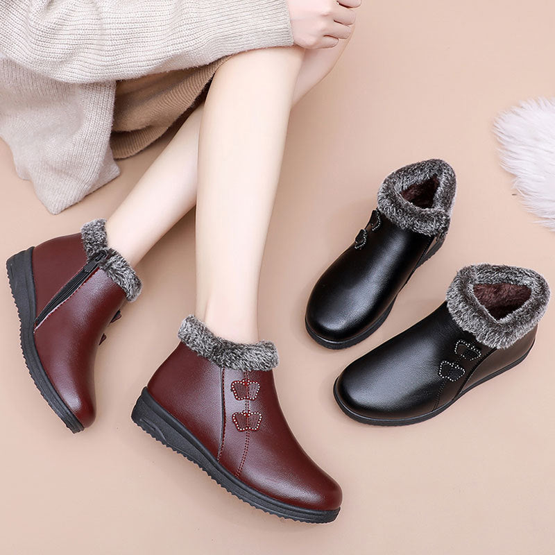 Baumwollschuhe für Frauen (zwei Schmetterlinge)