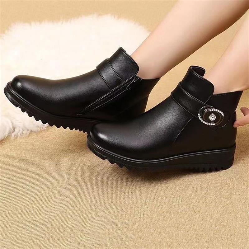 Damen Baumwolle Lederschuhe (oval)