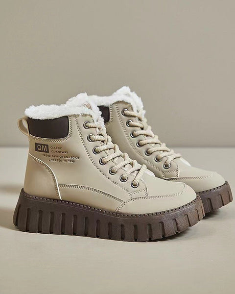 Botas de cuero para mujer (qm) 