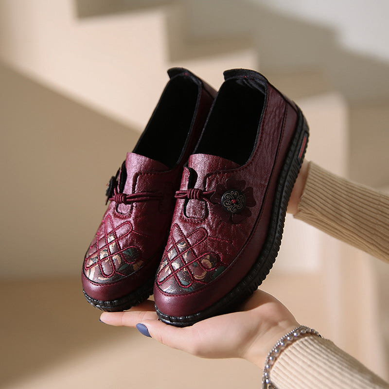 Handgemachte rutschfeste Lederschuhe