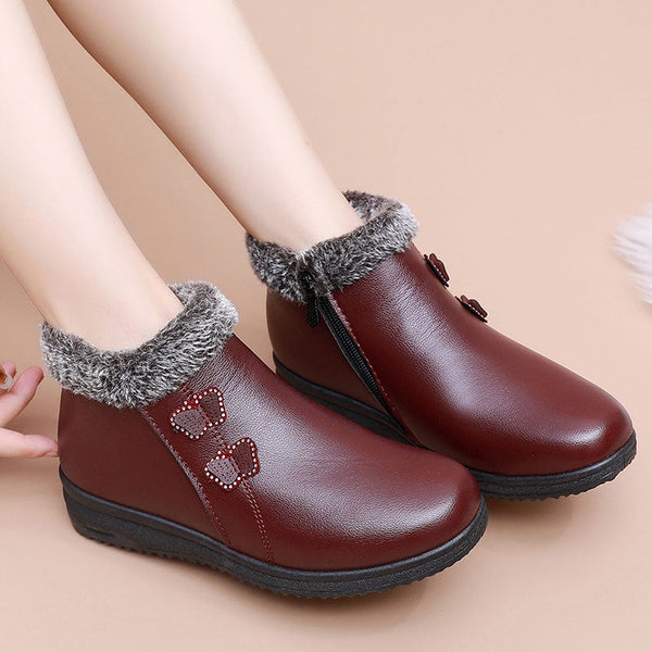Baumwollschuhe für Frauen (zwei Schmetterlinge)
