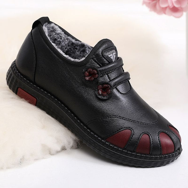 Damenschuhe Baumwolle Leder (Klettverschluss)