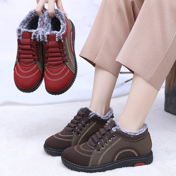 Damen-Baumwollschuhe (halbkreisförmige Naht)