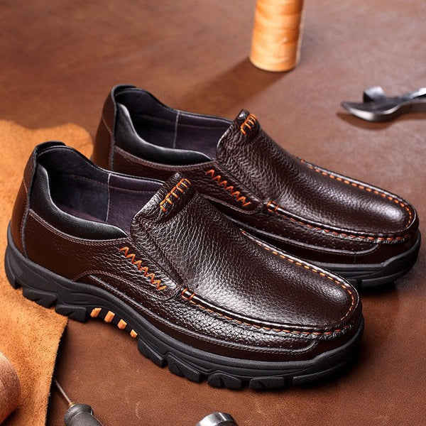 [100 % Rindsleder] Dad-Schuhe